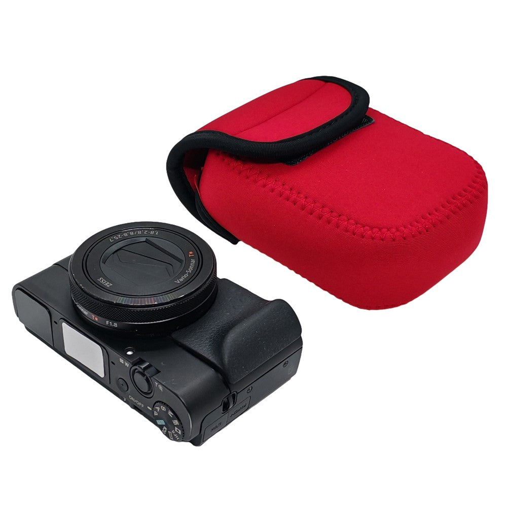 For Sony RX100M7 / M6 / M5 / M4 / M3 / M / RX100 Carrying Case Camera Inner Bag Shockproof Protective Pouch with Carabiner