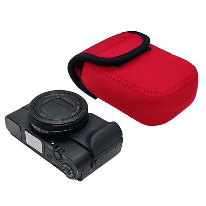 For Sony RX100M7 / M6 / M5 / M4 / M3 / M / RX100 Carrying Case Camera Inner Bag Shockproof Protective Pouch with Carabiner