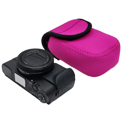 For Sony RX100M7 / M6 / M5 / M4 / M3 / M / RX100 Carrying Case Camera Inner Bag Shockproof Protective Pouch with Carabiner