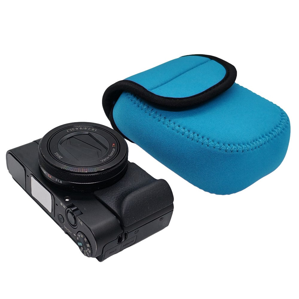 For Sony RX100M7 / M6 / M5 / M4 / M3 / M / RX100 Carrying Case Camera Inner Bag Shockproof Protective Pouch with Carabiner