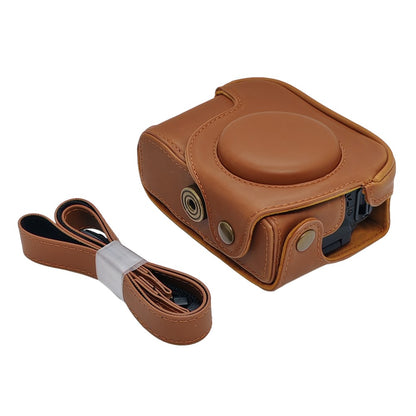 Camera Bag For Canon PowerShot G12 / G11 / G10 Anti Scratch PU Leather Portable Case with Shoulder Strap