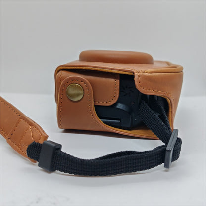 Camera Bag For Canon PowerShot G12 / G11 / G10 Anti Scratch PU Leather Portable Case with Shoulder Strap