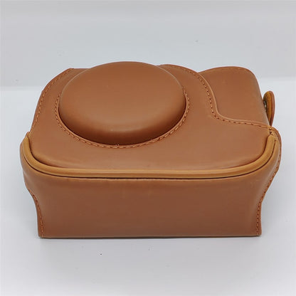 Camera Bag For Canon PowerShot G12 / G11 / G10 Anti Scratch PU Leather Portable Case with Shoulder Strap