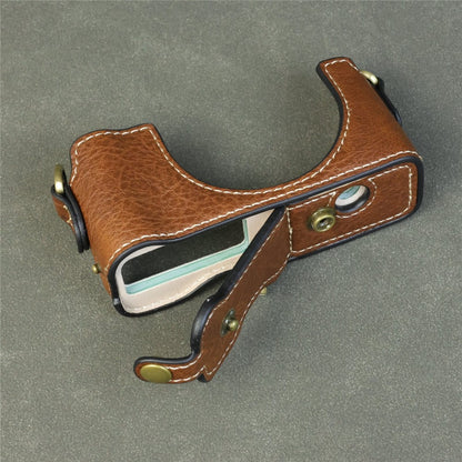 For Sony ZV-1F / ZV-1M2 Camera Case with Battery Opening Portable Leather Camera Protective Cover