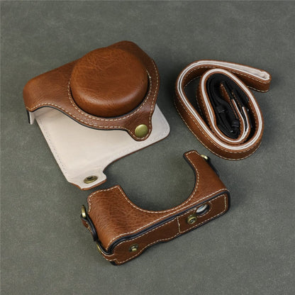 For Sony ZV-1F / ZV-1M2 Camera Case with Battery Opening Portable Leather Camera Protective Cover
