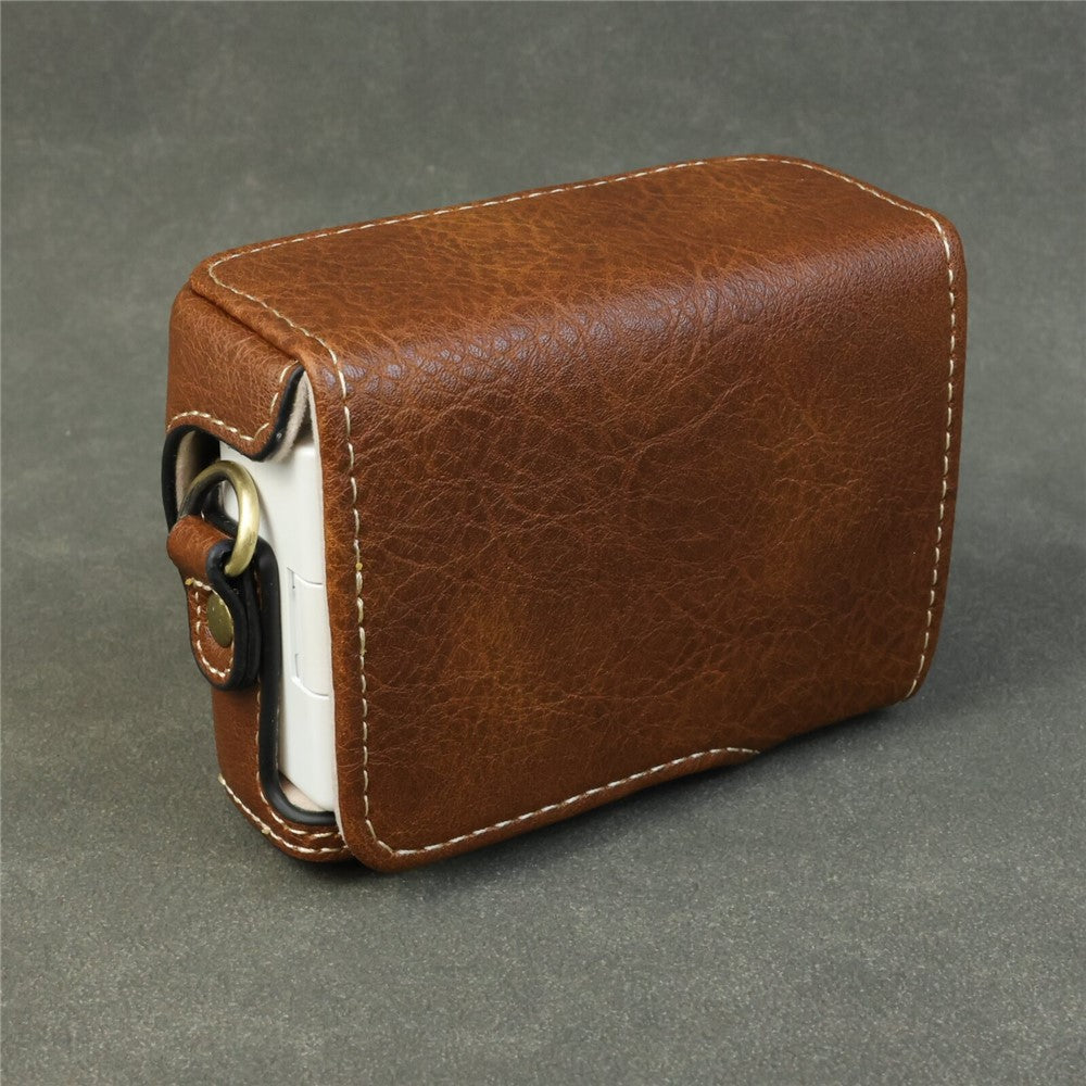 For Sony ZV-1F / ZV-1M2 Camera Case with Battery Opening Portable Leather Camera Protective Cover