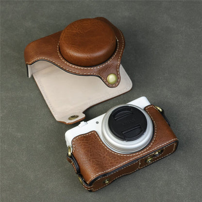 For Sony ZV-1F / ZV-1M2 Camera Case with Battery Opening Portable Leather Camera Protective Cover