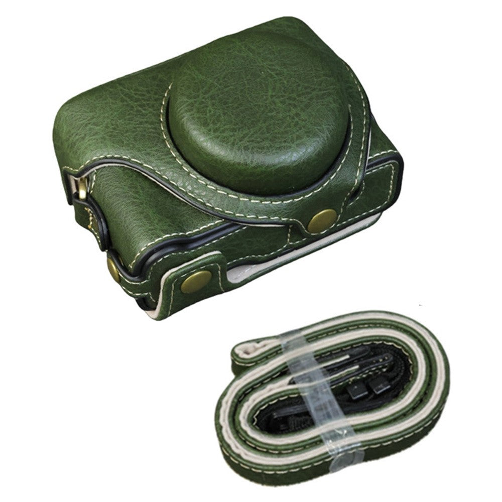 For Sony ZV-1F / ZV-1M2 Camera Case with Battery Opening Portable Leather Camera Protective Cover