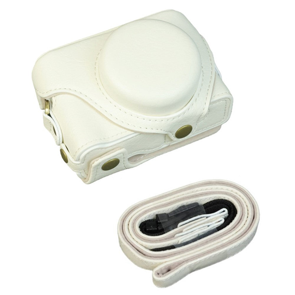 For Sony ZV-1F / ZV-1M2 Camera Case with Battery Opening Portable Leather Camera Protective Cover