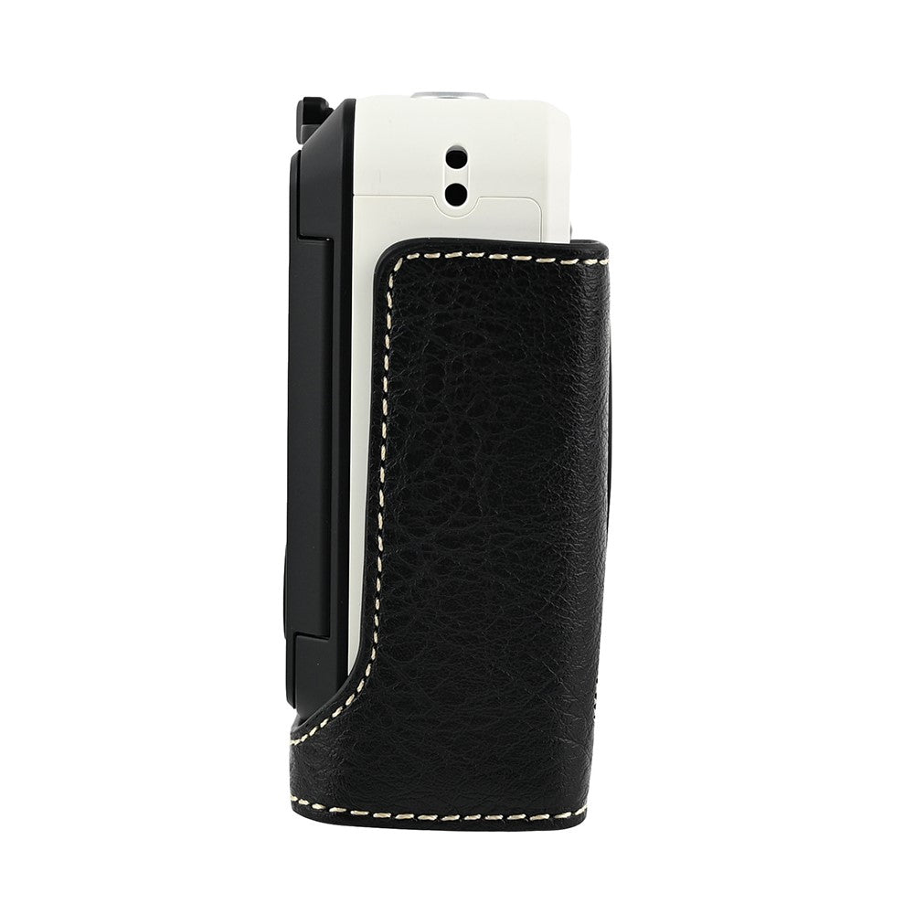 For Leica SOFORT 2 PU Leather Bottom Cover Shockproof Camera Half Case with Battery Access