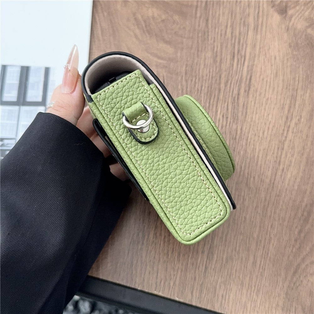 Camera Case with Shoulder Strap for Canon Sony Ricoh Panasonic Camera Retro PU Leather Protective Bag