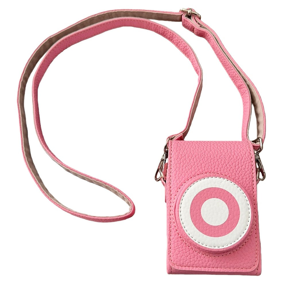 Camera Case with Shoulder Strap for Canon Sony Ricoh Panasonic Camera Retro PU Leather Protective Bag
