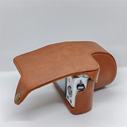 Retro Leather Case Camera Bag for Sony A5000  /  A5100  /  NEX3N PU Camera Protective Cover with Shoulder Strap