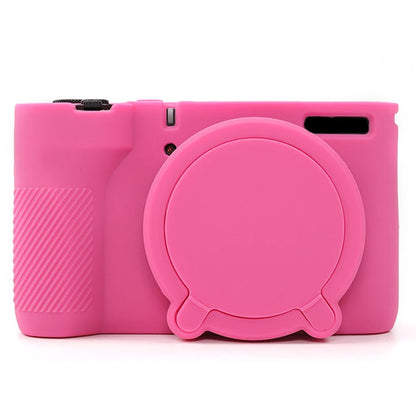 For Canon PowerShot V1 Camera Case Glossy Silicone Protective Cover with Dustproof Shock Resistant