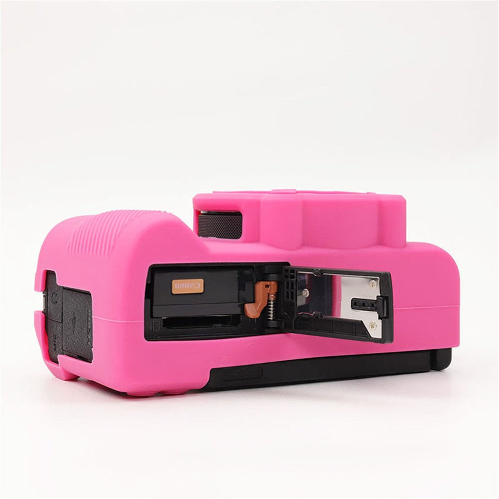 For Canon PowerShot V1 Camera Case Glossy Silicone Protective Cover with Dustproof Shock Resistant