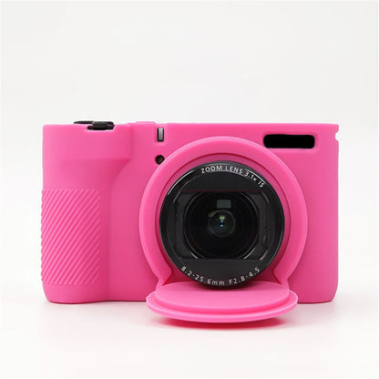 For Canon PowerShot V1 Camera Case Glossy Silicone Protective Cover with Dustproof Shock Resistant