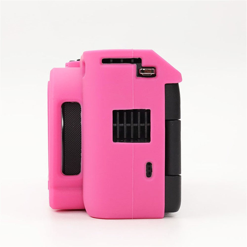 For Canon PowerShot V1 Camera Case Glossy Silicone Protective Cover with Dustproof Shock Resistant