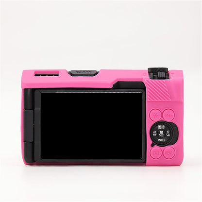 For Canon PowerShot V1 Camera Case Glossy Silicone Protective Cover with Dustproof Shock Resistant