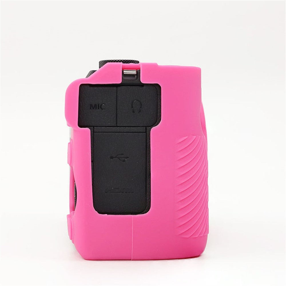 For Canon PowerShot V1 Camera Case Glossy Silicone Protective Cover with Dustproof Shock Resistant