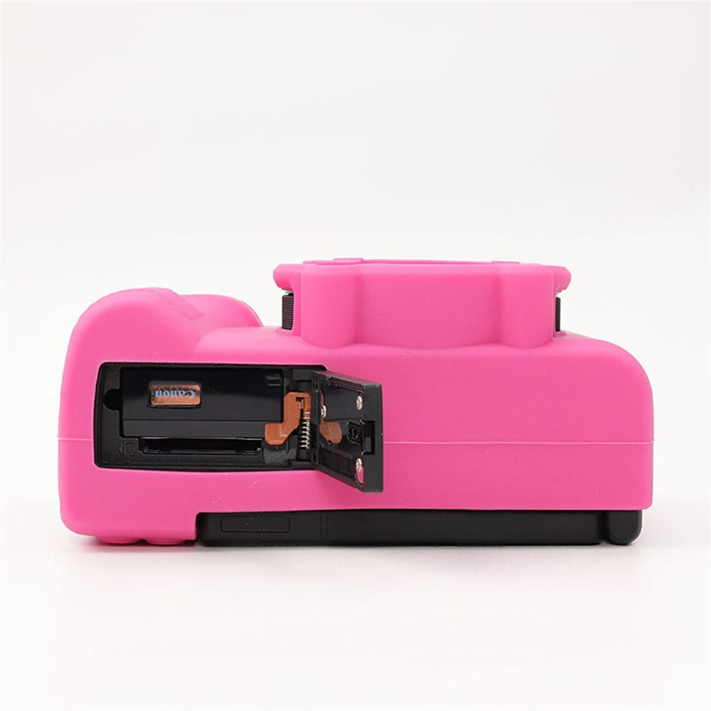 For Canon PowerShot V1 Camera Case Glossy Silicone Protective Cover with Dustproof Shock Resistant