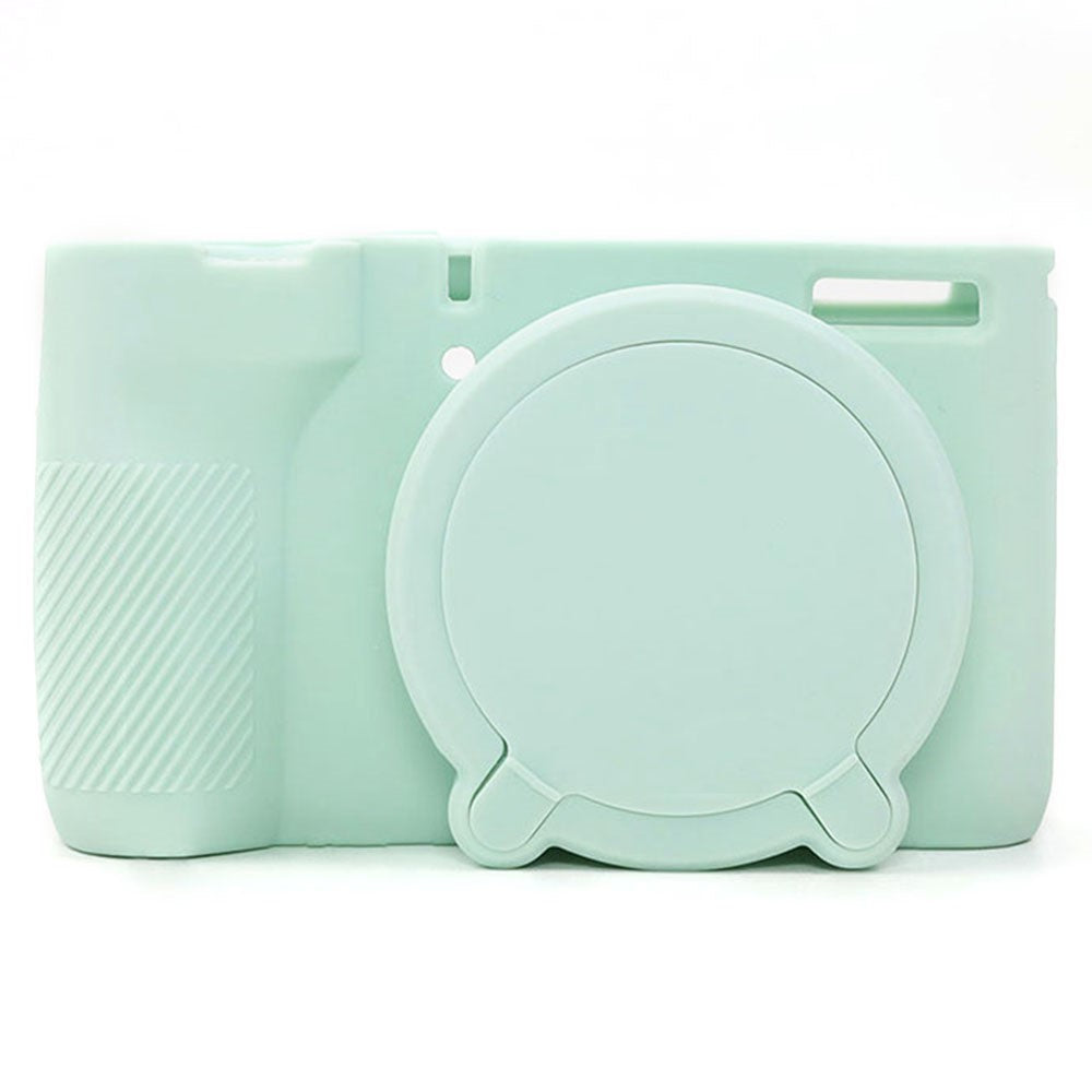 For Canon PowerShot V1 Camera Case Glossy Silicone Protective Cover with Dustproof Shock Resistant