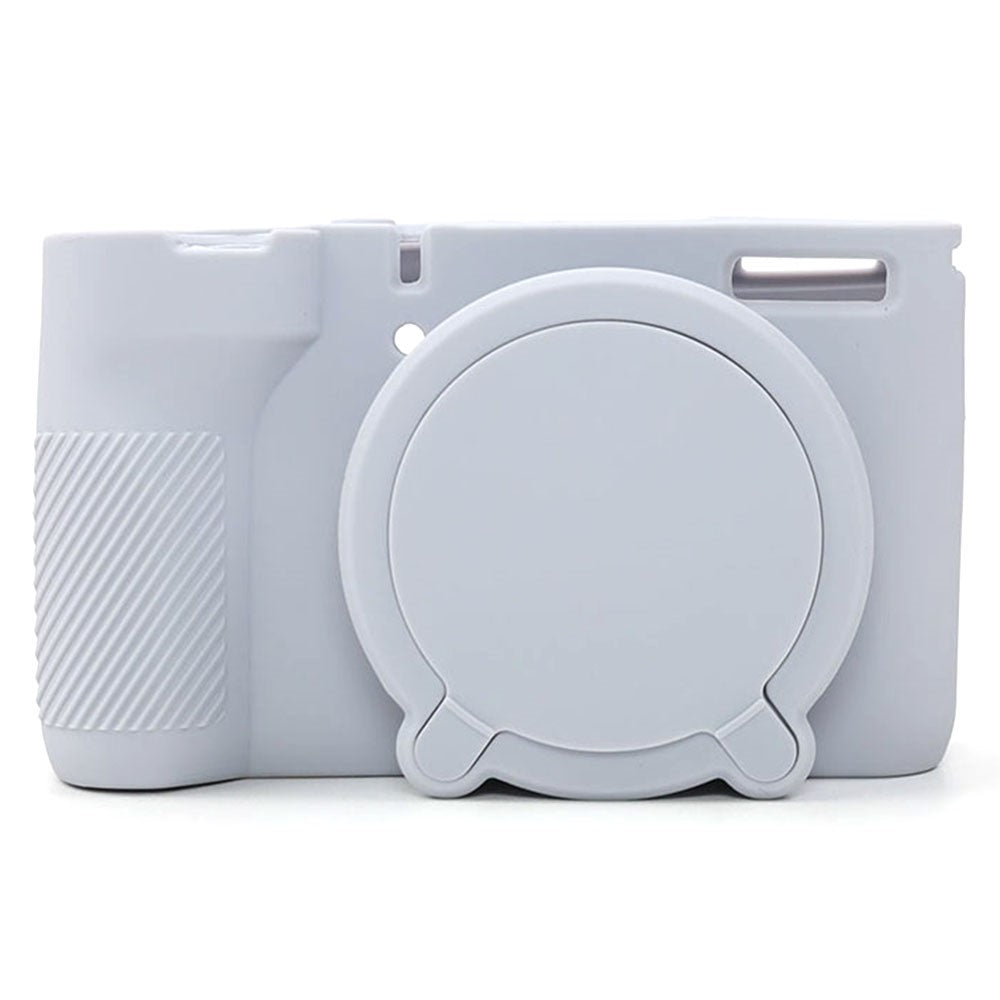 For Canon PowerShot V1 Camera Case Glossy Silicone Protective Cover with Dustproof Shock Resistant