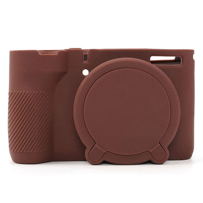 For Canon PowerShot V1 Camera Case Glossy Silicone Protective Cover with Dustproof Shock Resistant