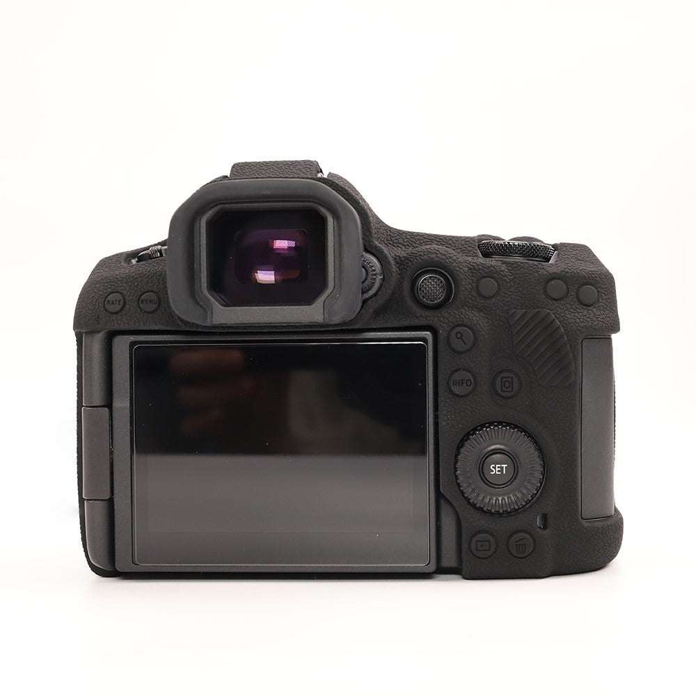 For Canon EOS R5 Mark II Textured Camera Case Anti-Scratch Silicone Protective Cover