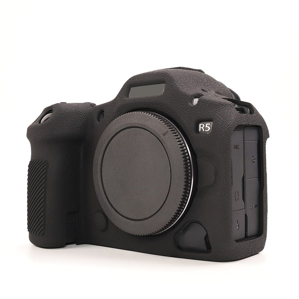 For Canon EOS R5 Mark II Textured Camera Case Anti-Scratch Silicone Protective Cover