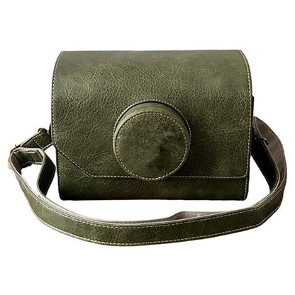 Camera Bag for Canon EOS R50 / EOS R50 V / Ricoh GR III Vintage Style Shoulder Bag Crossbody DSLR Pouch with Adjustable Strap