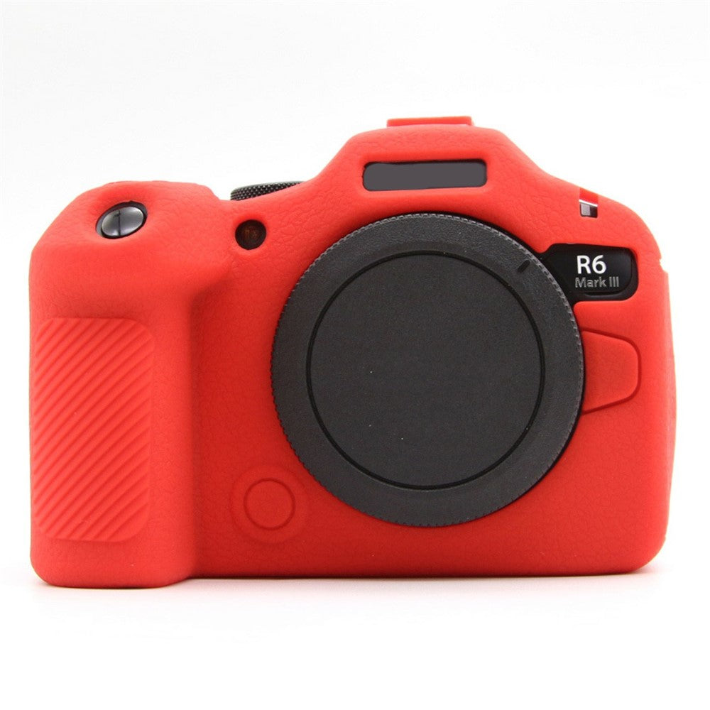 For Canon EOS R6 Mark III Textured Camera Case Anti-Scratch Silicone Protective Cover