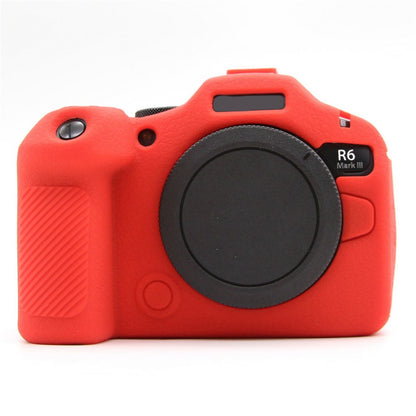 For Canon EOS R6 Mark III Textured Camera Case Anti-Scratch Silicone Protective Cover