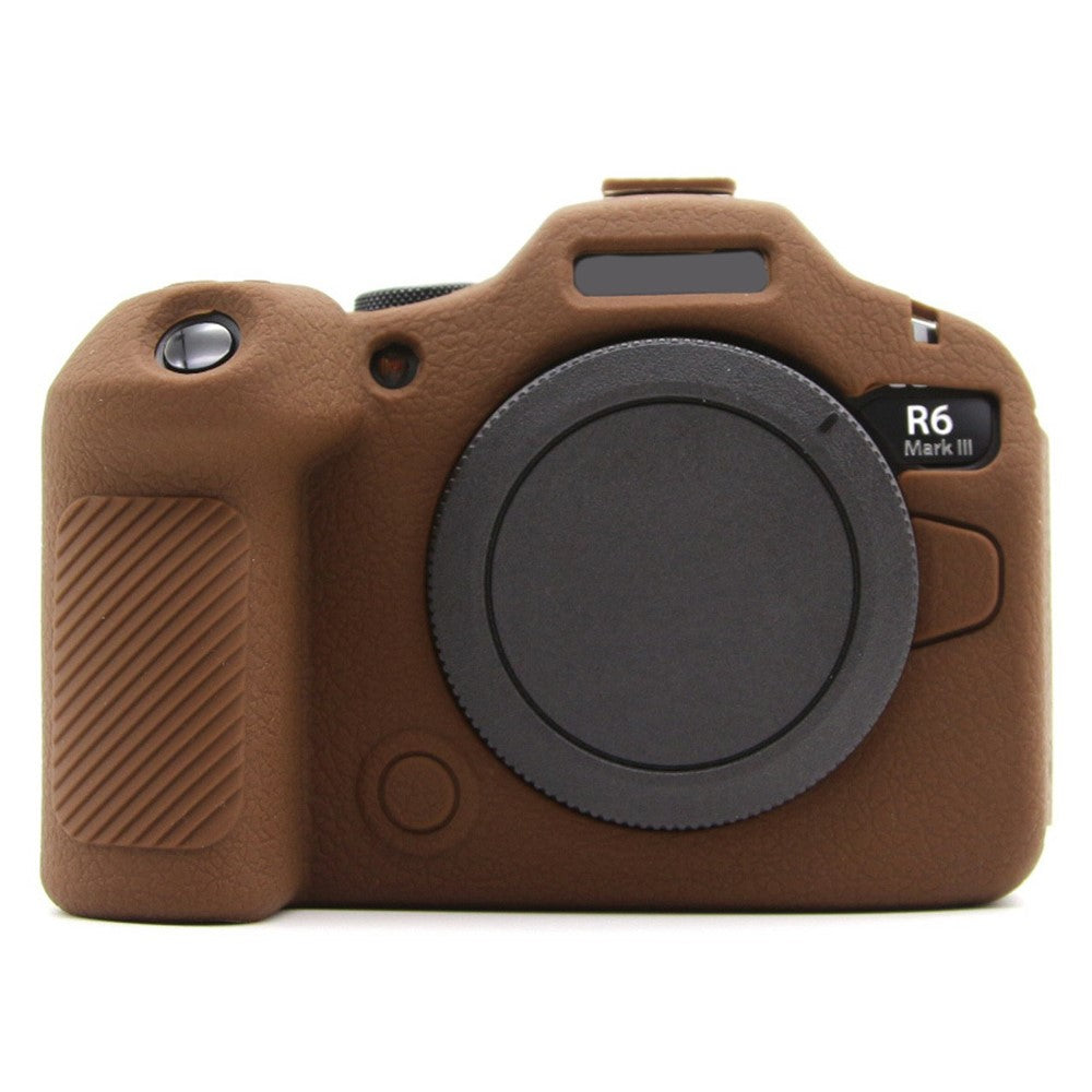 For Canon EOS R6 Mark III Textured Camera Case Anti-Scratch Silicone Protective Cover