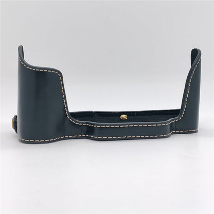 For Nikon DF Camera Bottom Case Battery Opening Design PU Leather Half Cover
