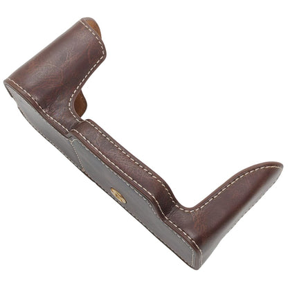 For Nikon DF Camera Bottom Case Battery Opening Design PU Leather Half Cover