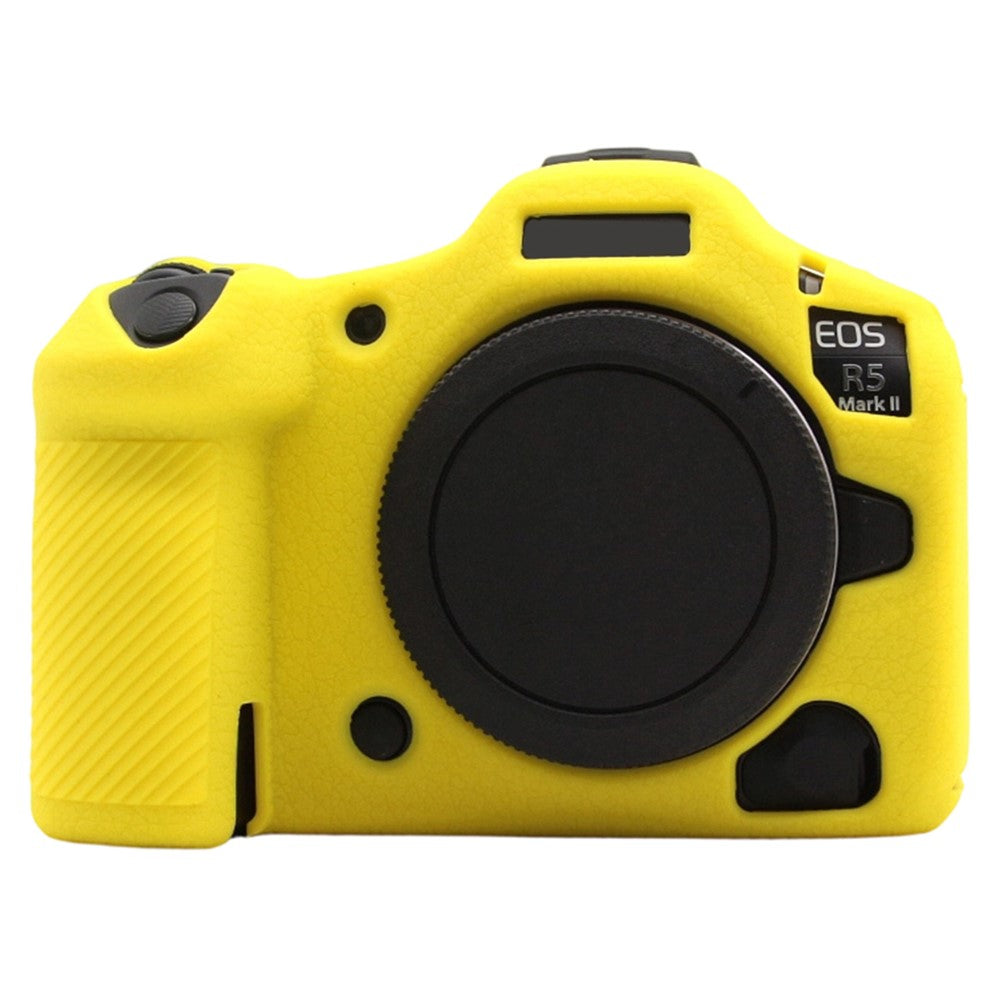 For Canon EOS R5 Mark II Textured Camera Case Anti-Scratch Silicone Protective Cover