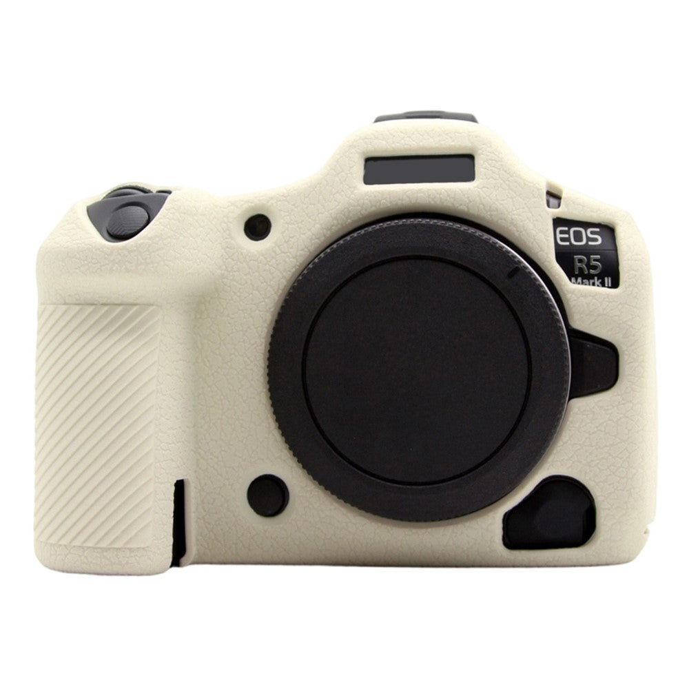 For Canon EOS R5 Mark II Textured Camera Case Anti-Scratch Silicone Protective Cover