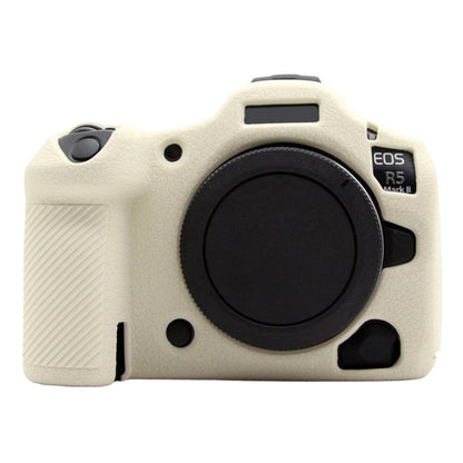 For Canon EOS R5 Mark II Textured Camera Case Anti-Scratch Silicone Protective Cover