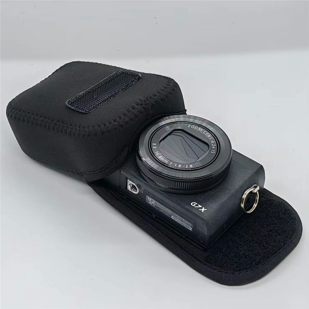 Camera Case Camera Cover for Canon G7X  /  G7X2  /  G7X3 Neoprene Shockproof Waterproof Protective Pouch with Carabiner