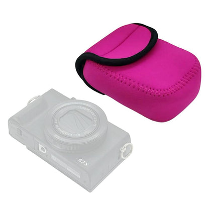 Camera Case Camera Cover for Canon G7X  /  G7X2  /  G7X3 Neoprene Shockproof Waterproof Protective Pouch with Carabiner
