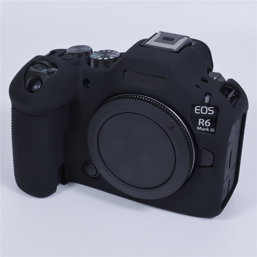 For Canon EOS R6 Mark III Shockproof Silicone Case Anti-slip Grip Camera Protective Cover