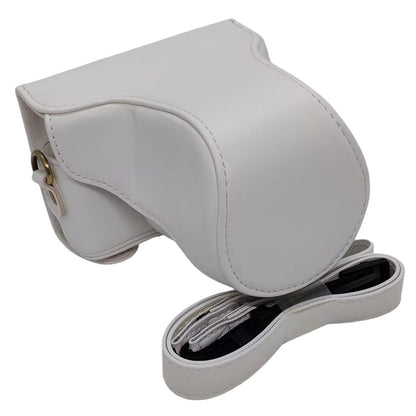 Camera Case for Canon EOS M  /  M10  /  M100  /  M200 Retro Style PU Leather Protective Cover with Shoulder Strap Retro Style