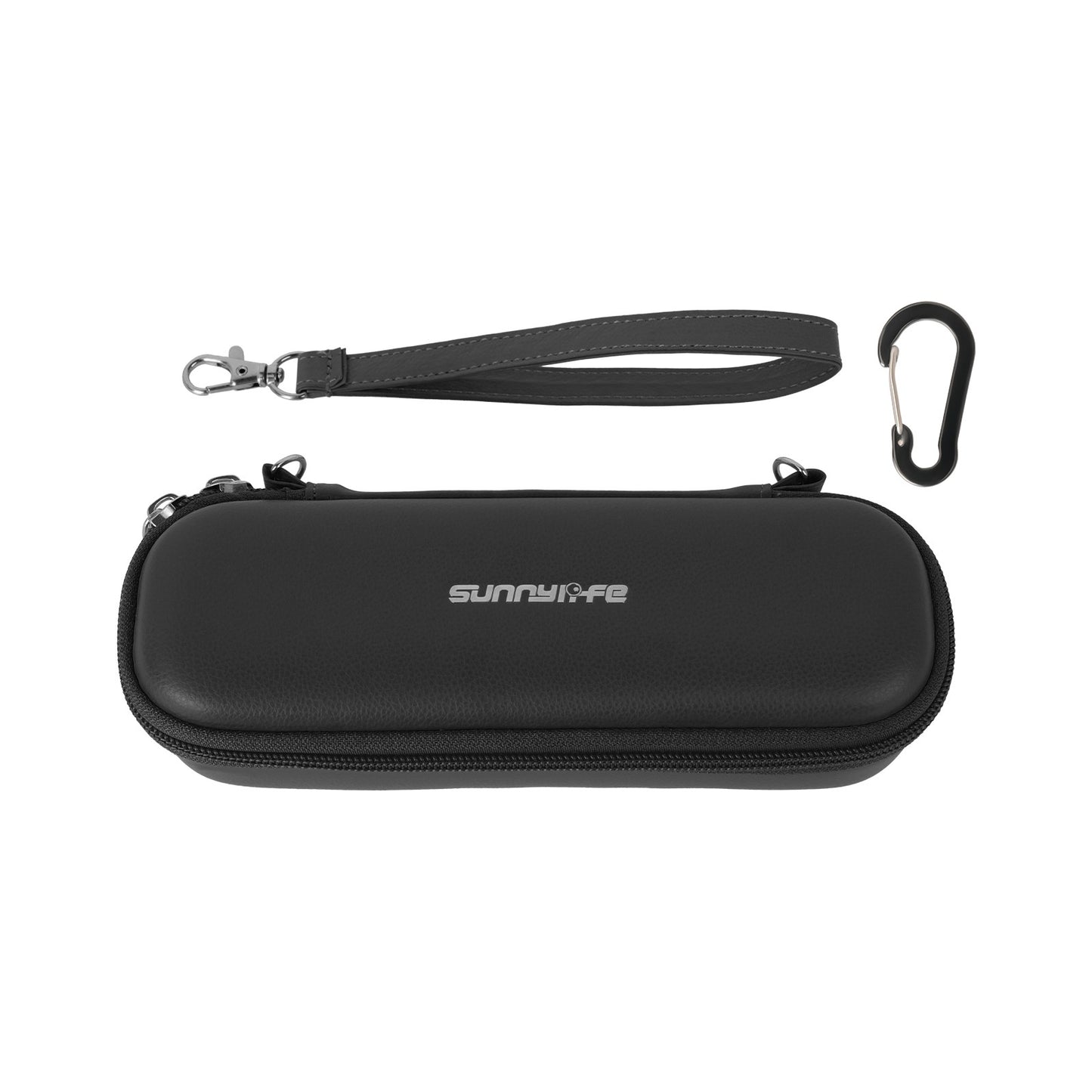 SUNNYLIFE OP4-B205 For DJI Osmo Pocket 4 / 3 Carrying Case Waterproof Leather Portable Storage Bag with Wrist Strap (without Shoulder Strap)