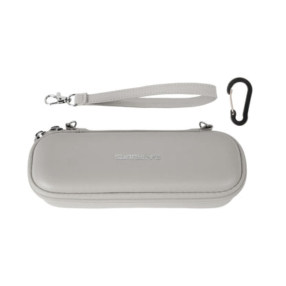 SUNNYLIFE OP4-B205 For DJI Osmo Pocket 4 / 3 Carrying Case Waterproof Leather Portable Storage Bag with Wrist Strap (without Shoulder Strap)