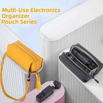 SUNNYLIFE For DJI Osmo Pocket 3/4 Large Capacity Carrying Case Crossbody Bag Portable Storage Pouch