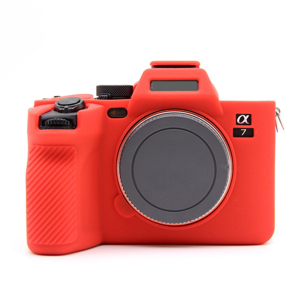 Silicone Case for Sony A7IV / A74 / A7M4 / A7M5 Digital Camera, Dust-proof Anti-scratch Protective Camera Cover