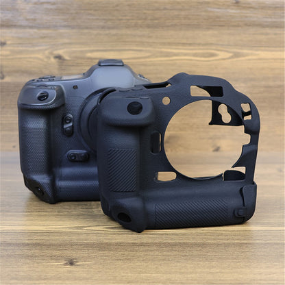 Drop Protection Flexible Silicone Protective Case for Canon EOS R3  Camera, Anti-scratch Anti-drop Cover