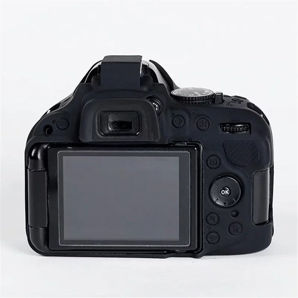 For Nikon D5200 / D5100 Silicone Skin Case Camera DSLR Bag Anti-scratch Protective Cover