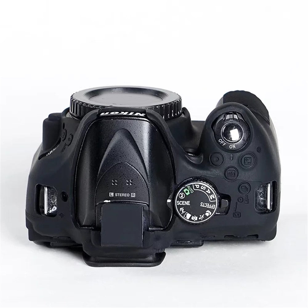 For Nikon D5200 / D5100 Silicone Skin Case Camera DSLR Bag Anti-scratch Protective Cover