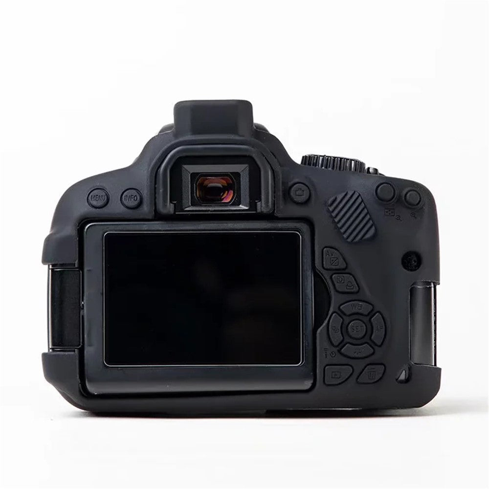 For Canon EOS 700D / 650D / 600D Soft Silicone Skin Case Protective Cover Anti-scratch Camera Bag